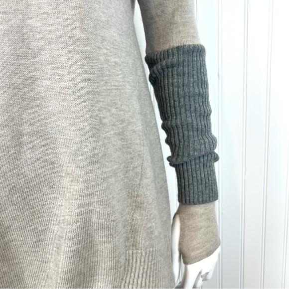 Athleta Merino Extra Fine Wool Sweater Pullover Women S Long Sleeve Tan Brown - Picture 3 of 12